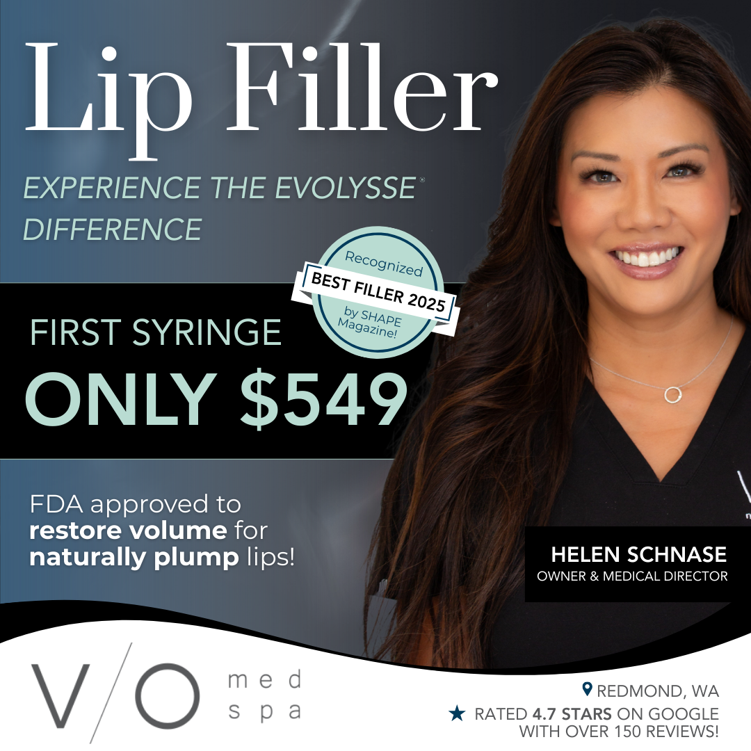 VIO Med Spa Redmond Facebook ad: Fuller, Plumper Lips--now ONLY $549!