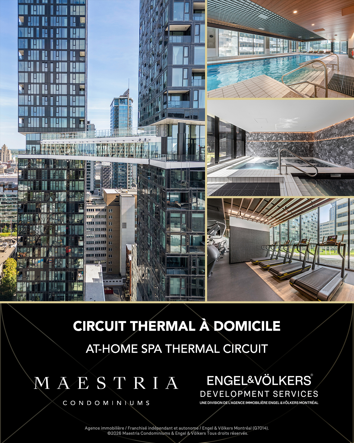 Engel & Völkers Montréal Québec Facebook ad: Découvrez l’art de vivre à 𝐌𝐀𝐄𝐒𝐓𝐑𝐈𝐀…