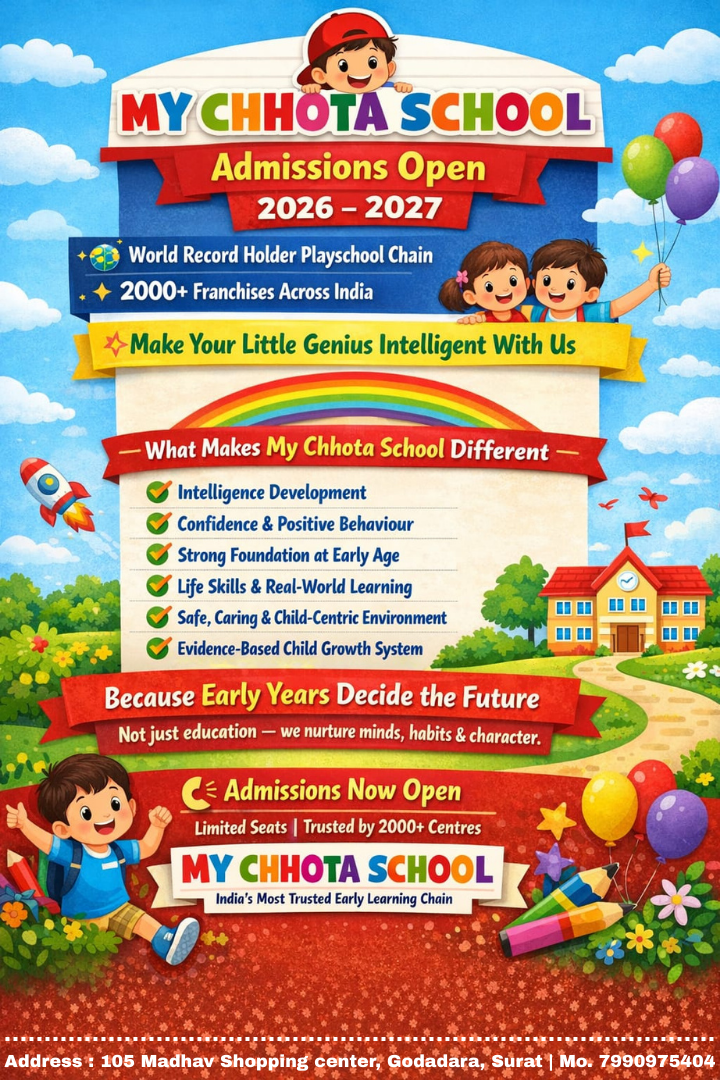 My Chhota School Godadara Facebook ad: My Chhota School, Godadara A joyful beginning of…