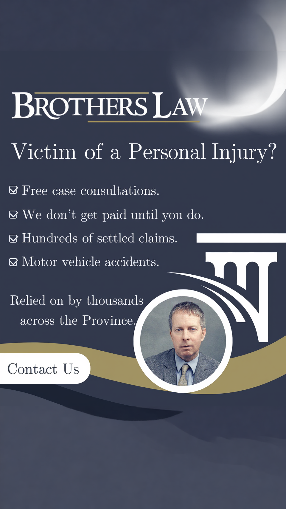 Brothers Law Facebook ad: Personal Injury Lawyers