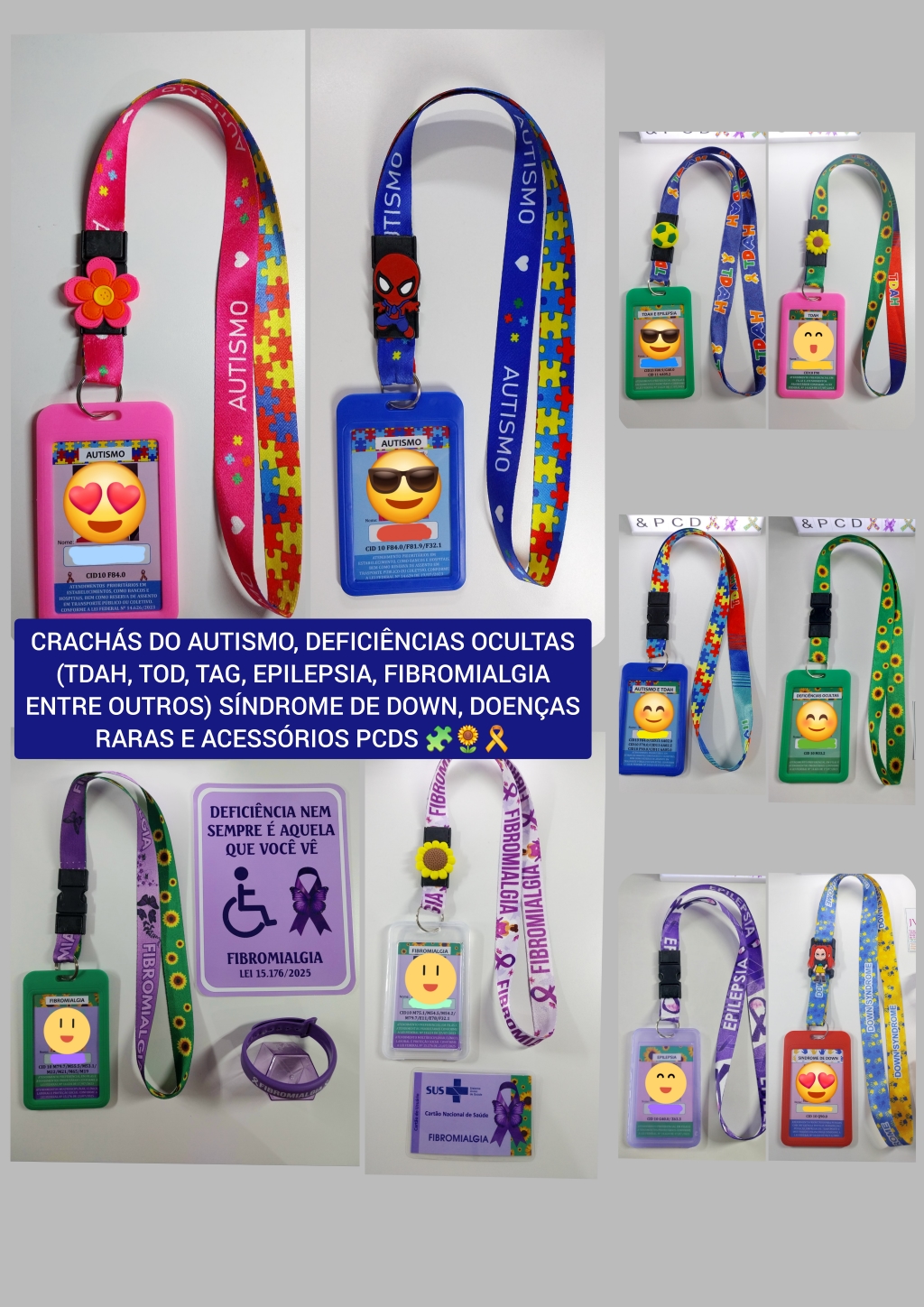 JacV.Personalizados Autismo&PCD Facebook ad: VENDO CRACHÁS DO AUTISMO, DEFICIÊNCIAS OCULTAS…