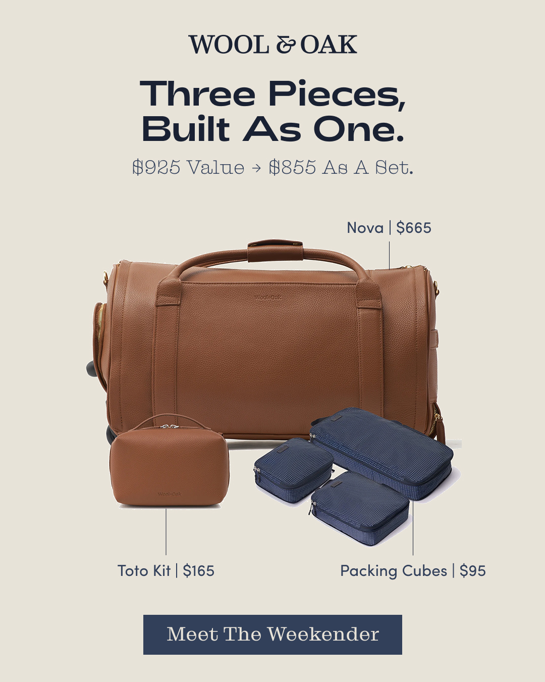 Wool & Oak Facebook ad