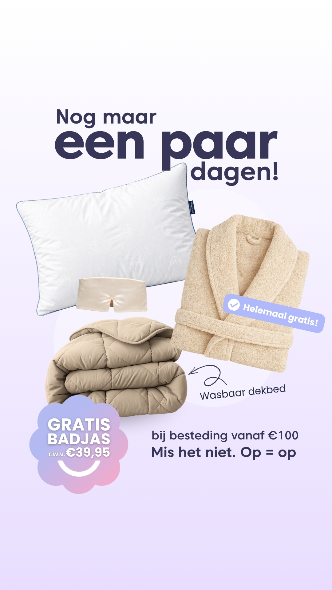 HappyBed Facebook ad