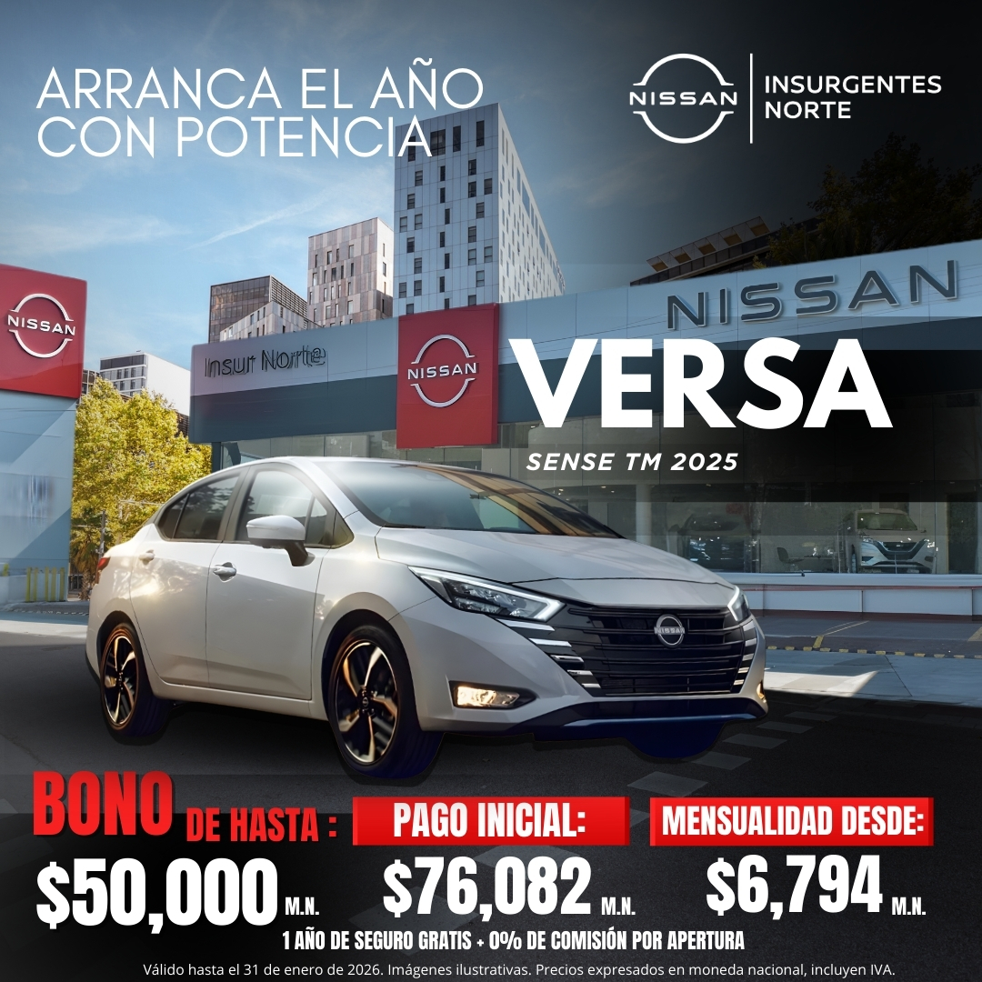 Nissan Insurgentes Norte Facebook ad: ¿Listo para estrenar Nissan?