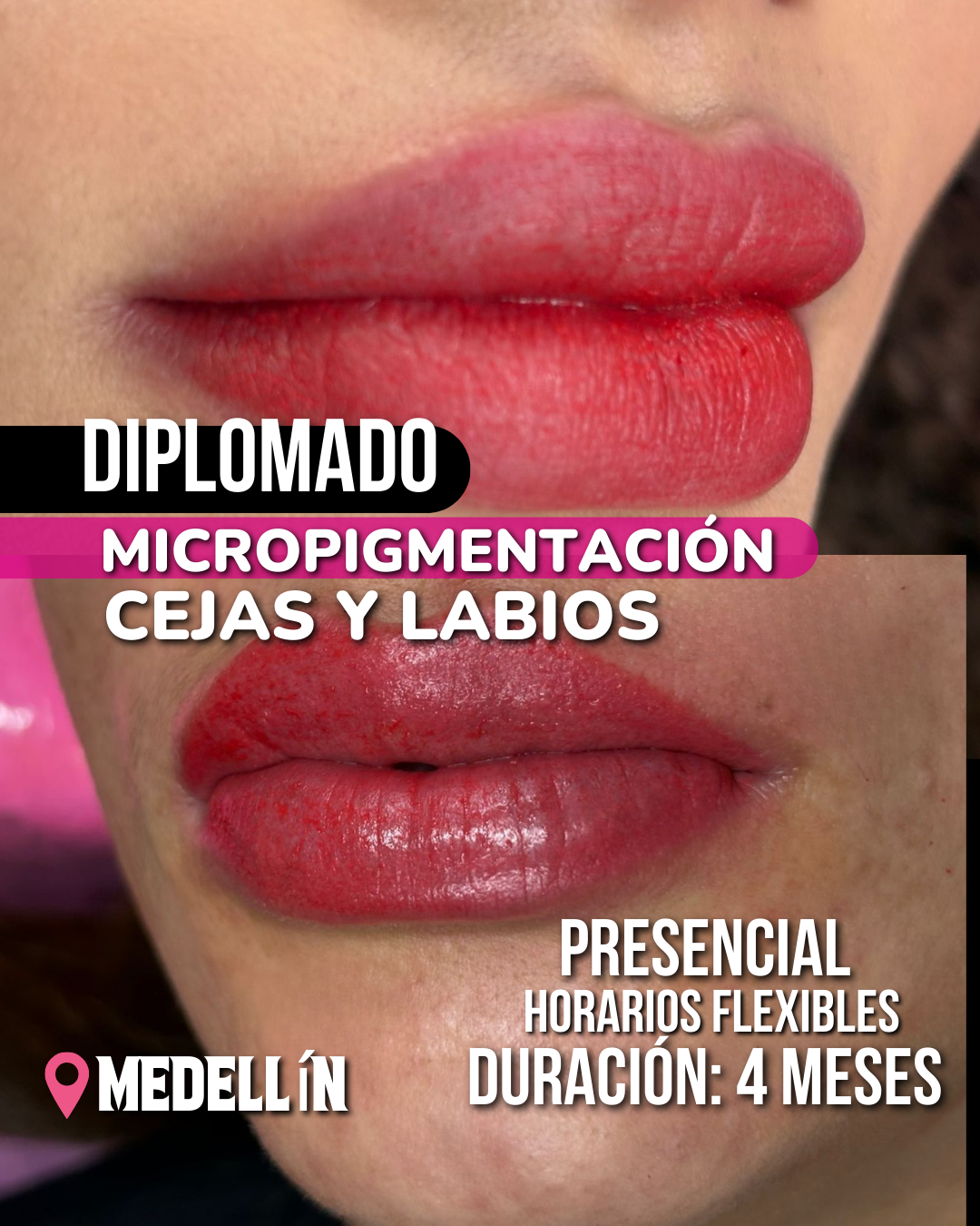 Queen Academia de Belleza Facebook ad: Diplomado Micropigmentación
