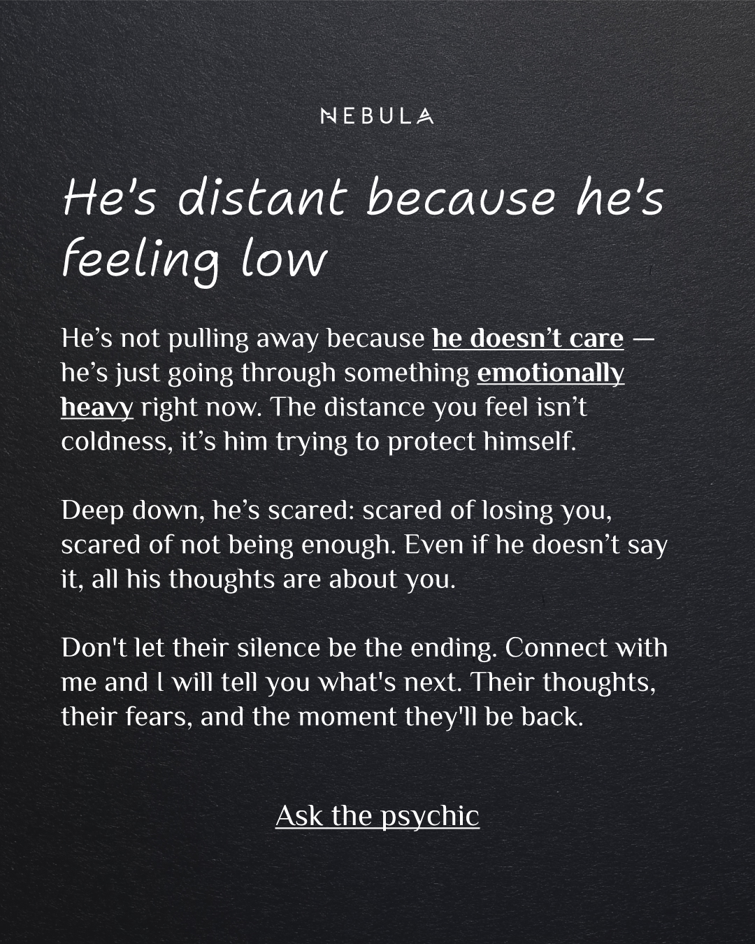 Your Relationship Advisor Facebook ad