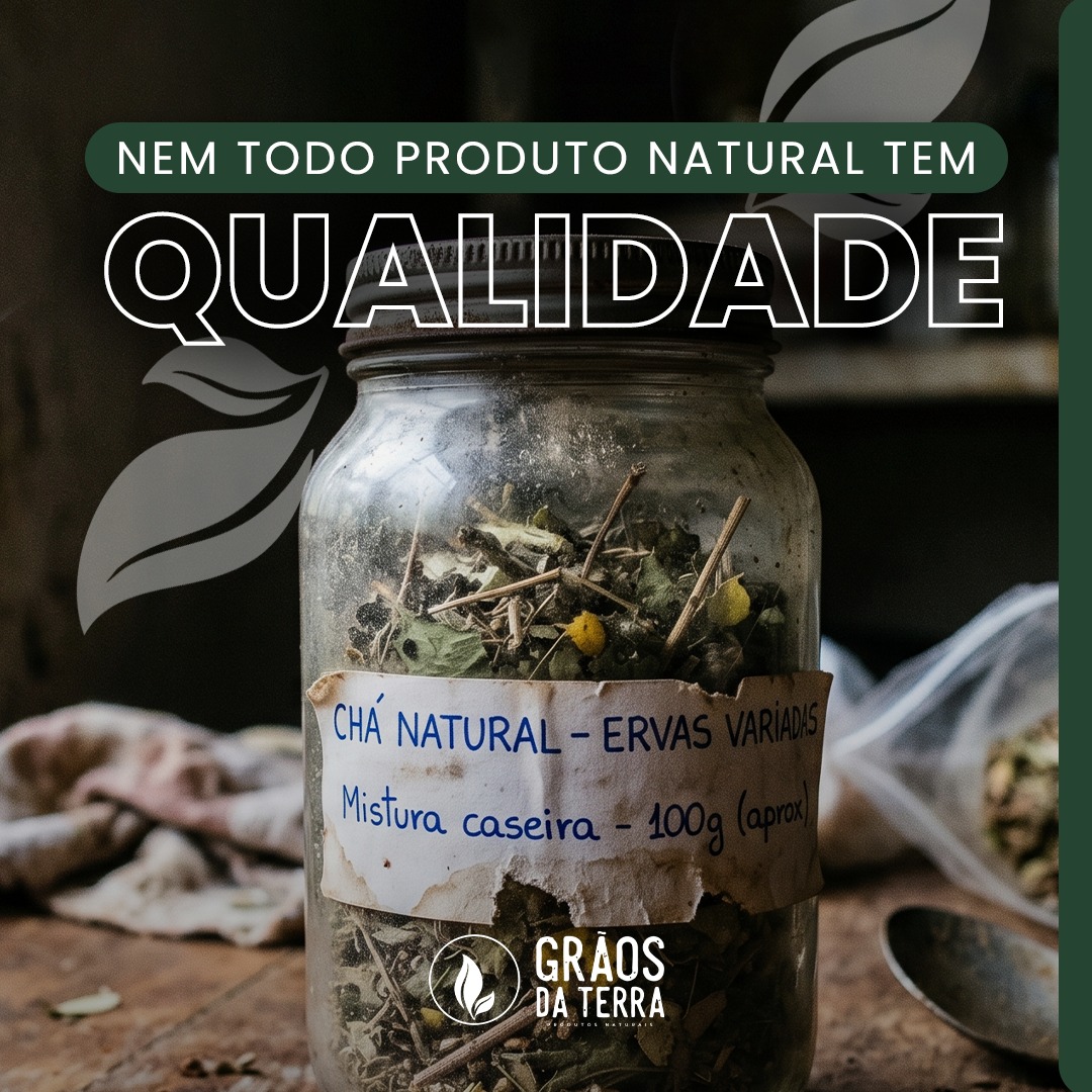 Grãos da Terra Facebook ad: Nosso compromisso nunca foi apenas vender.