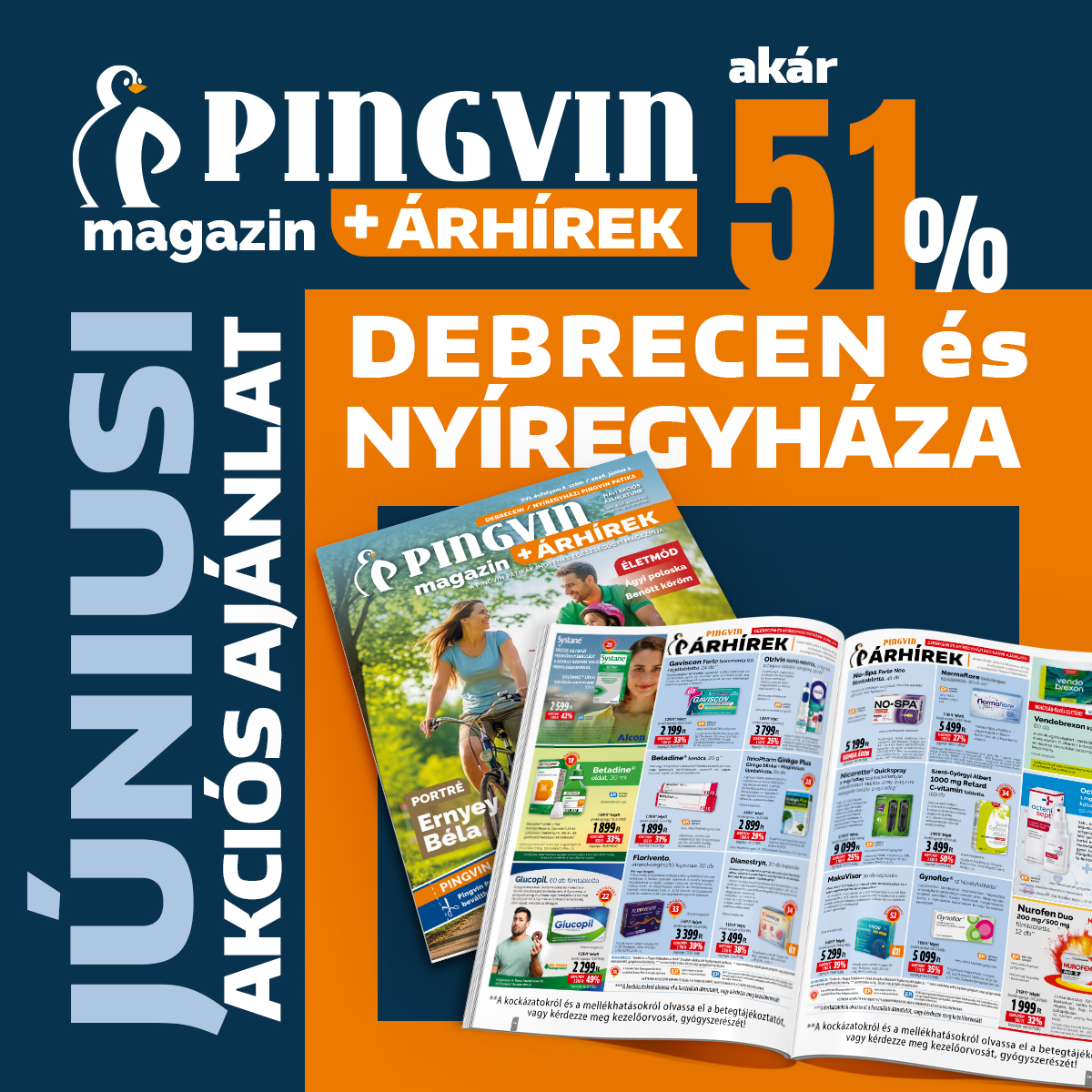 Pingvin Patika Facebook ad