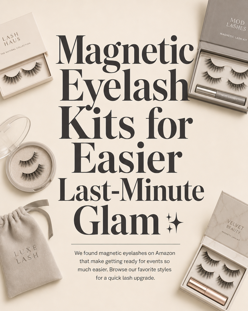 Toptenreviews Shopping Facebook ad: Magnetic Eyelash Kits for Easier Last-Minute Glam