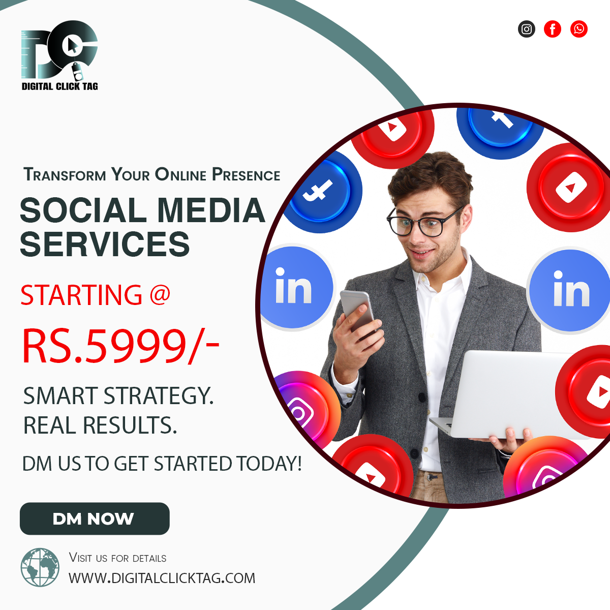 Digital Clicktag Facebook ad