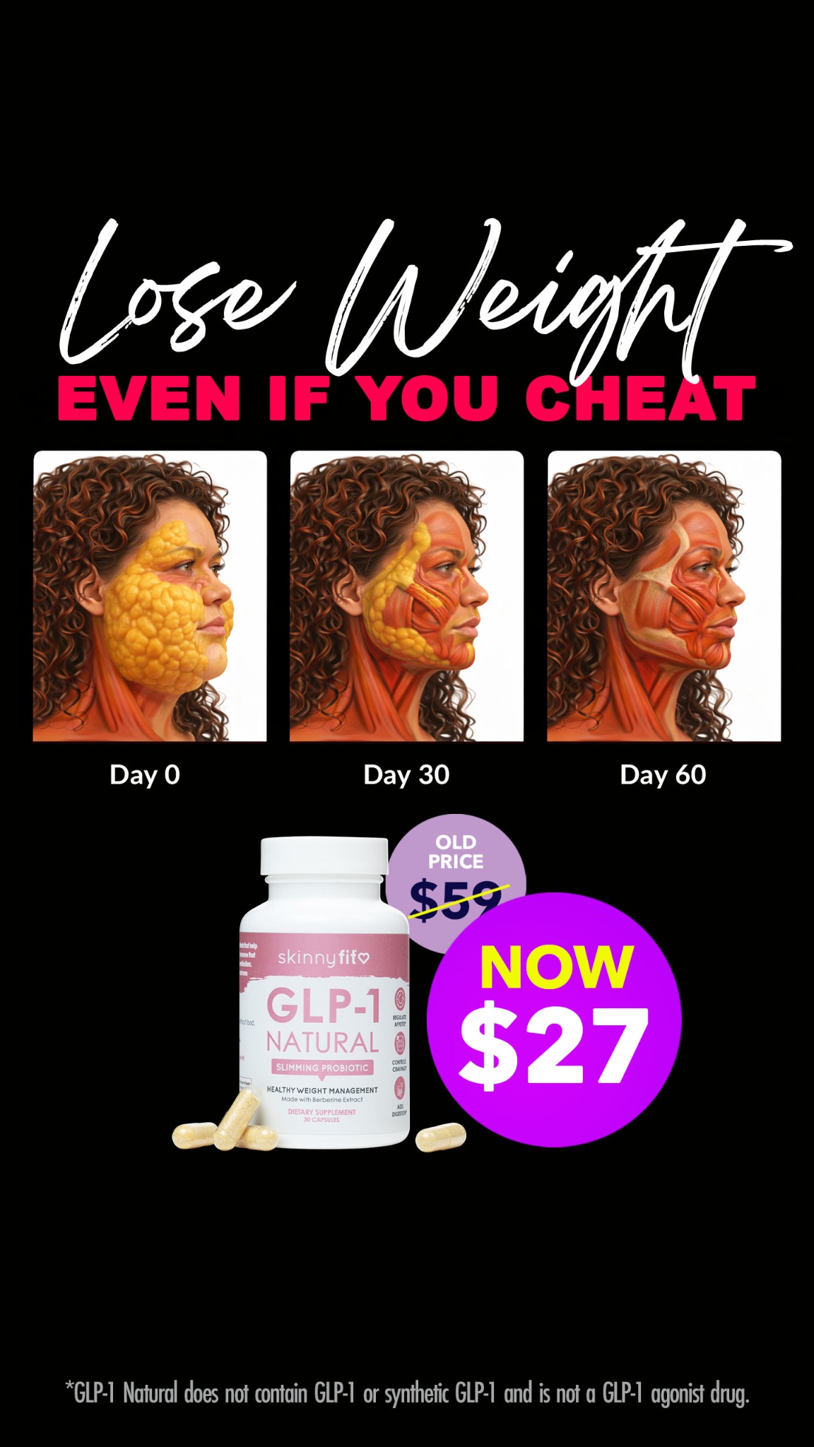 SkinnyFit Facebook ad