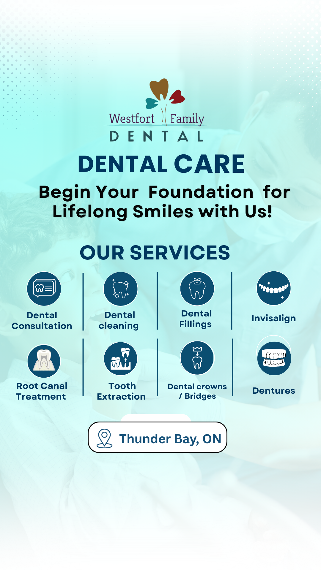 Westfort Family Dental Facebook ad from Jan 10, 2026