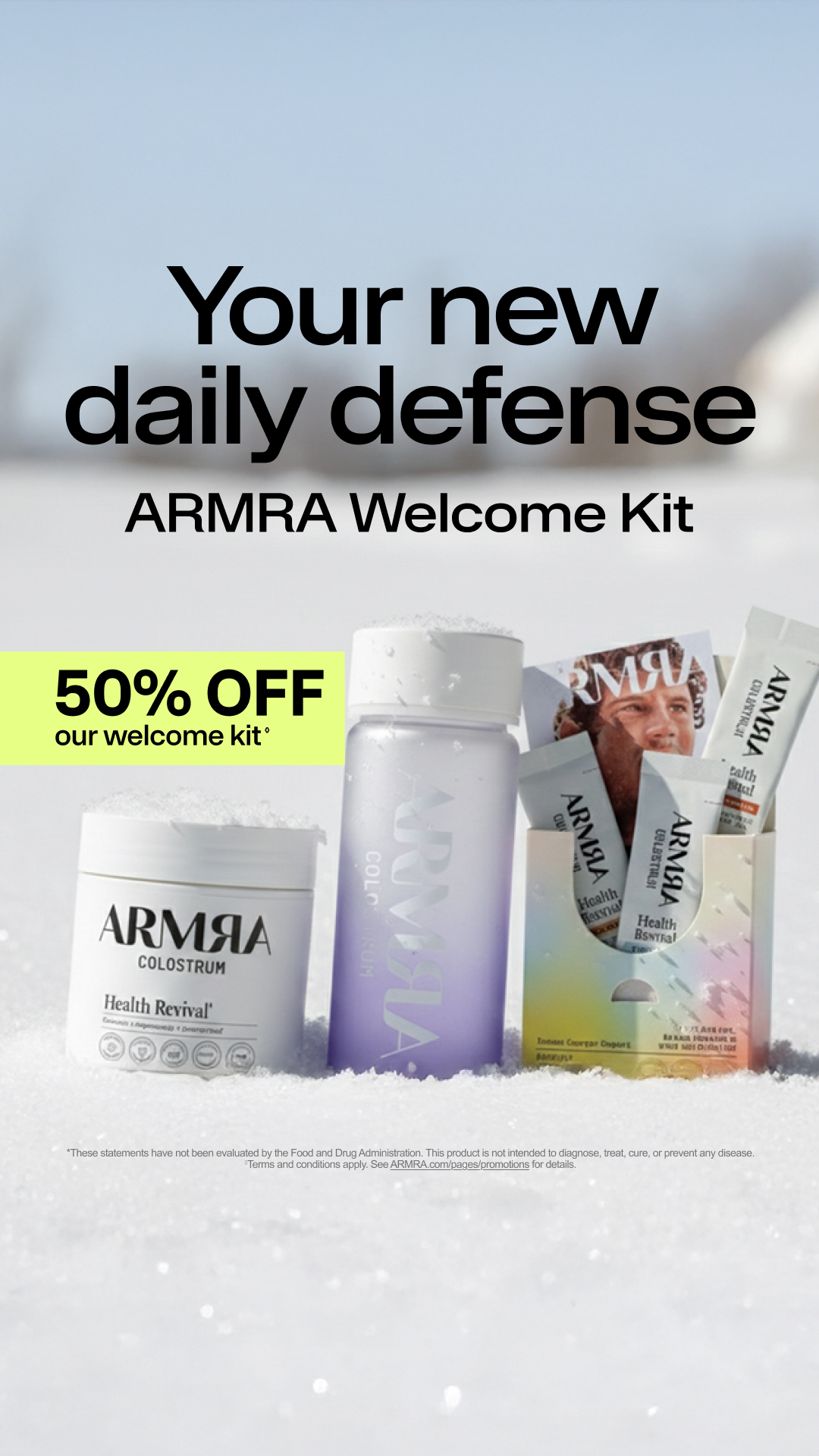 ARMRA Facebook ad