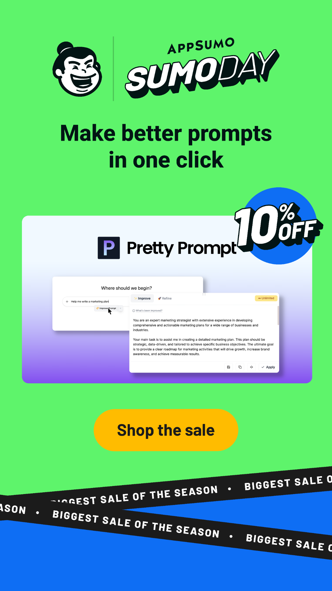 AppSumo Facebook ad