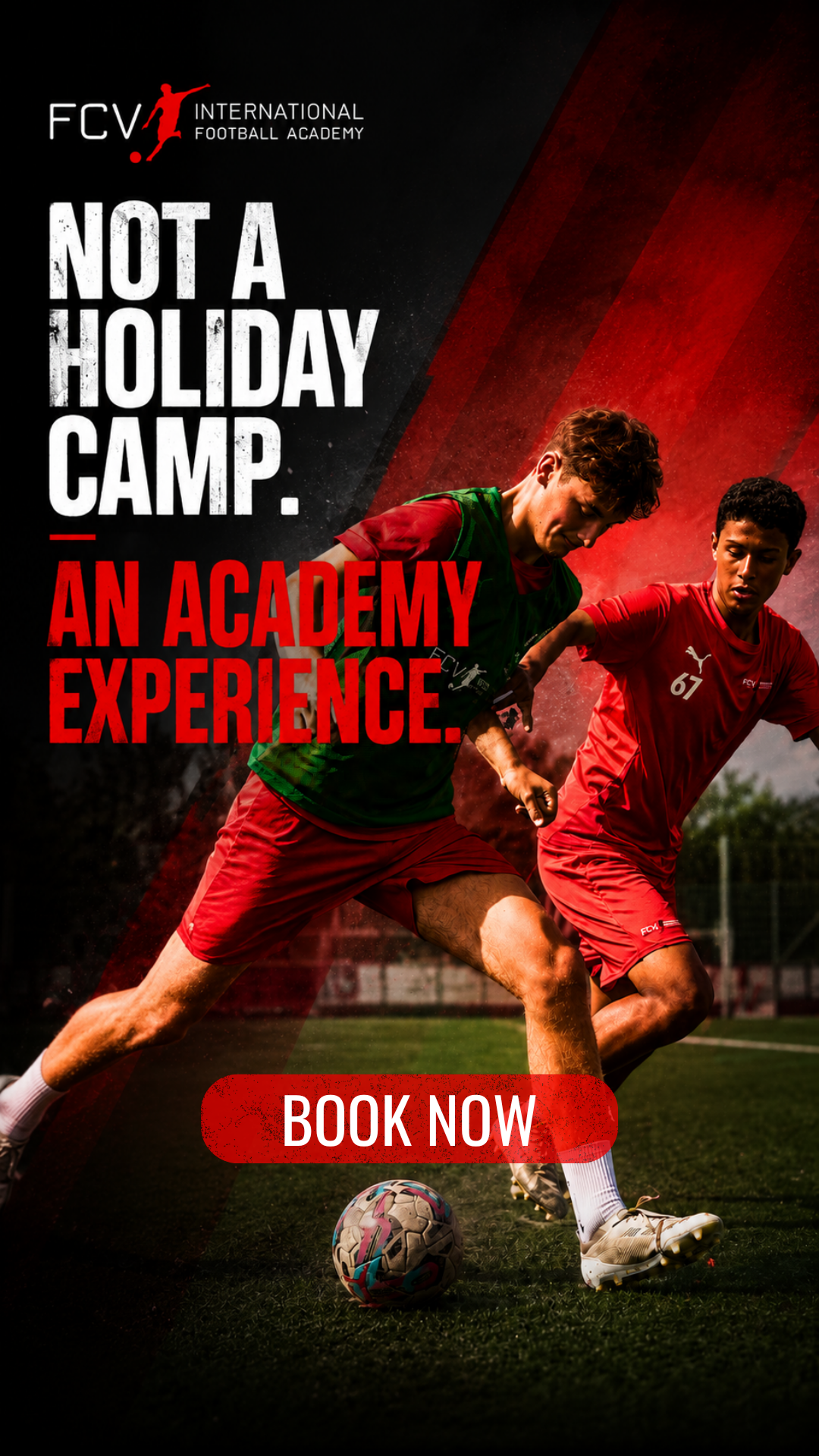 FCV Academy Facebook ad from Jul 29, 2026