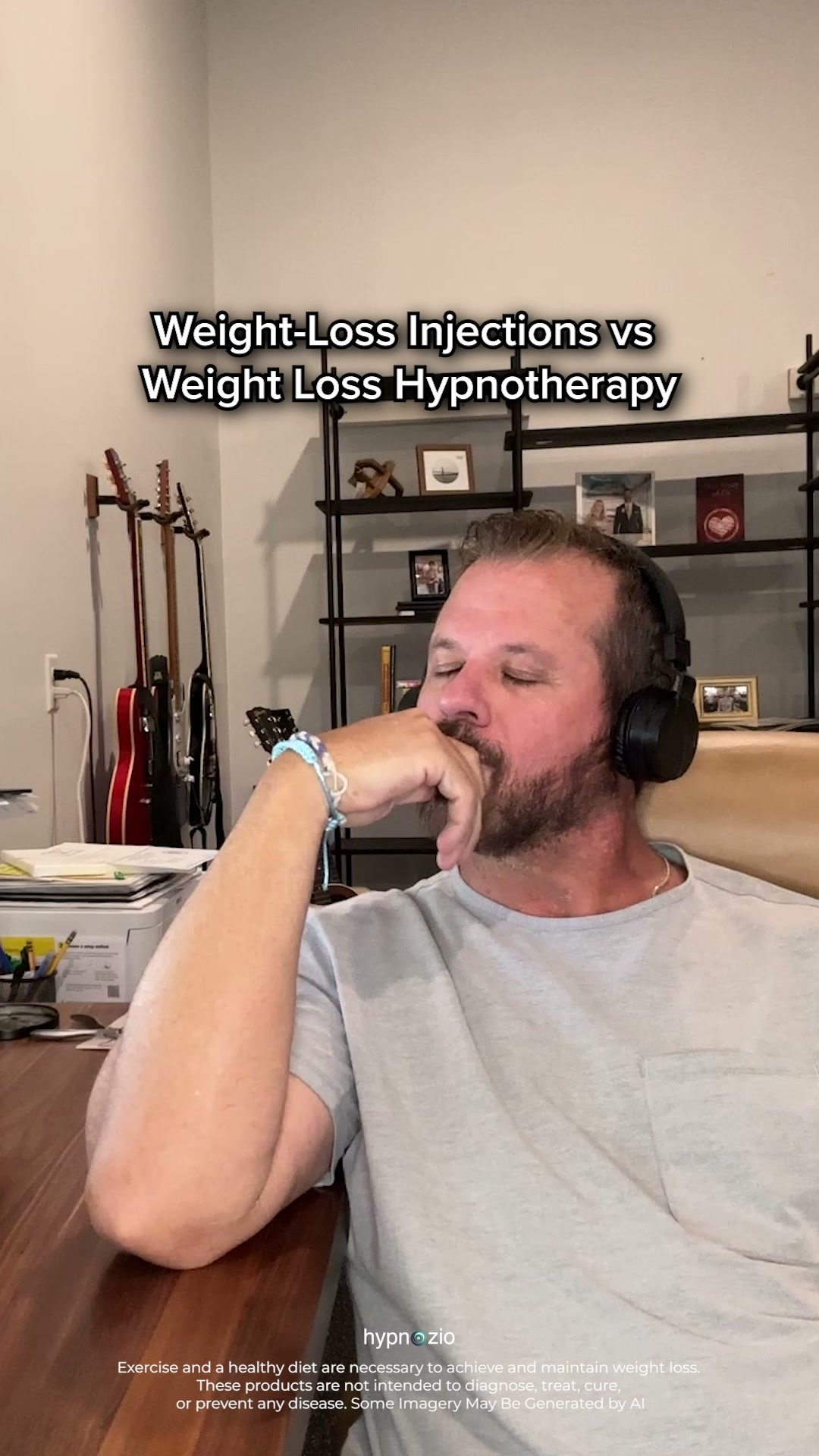 Hypnozio: power of hypnotherapy Facebook ad: Overcome Weight Challenges