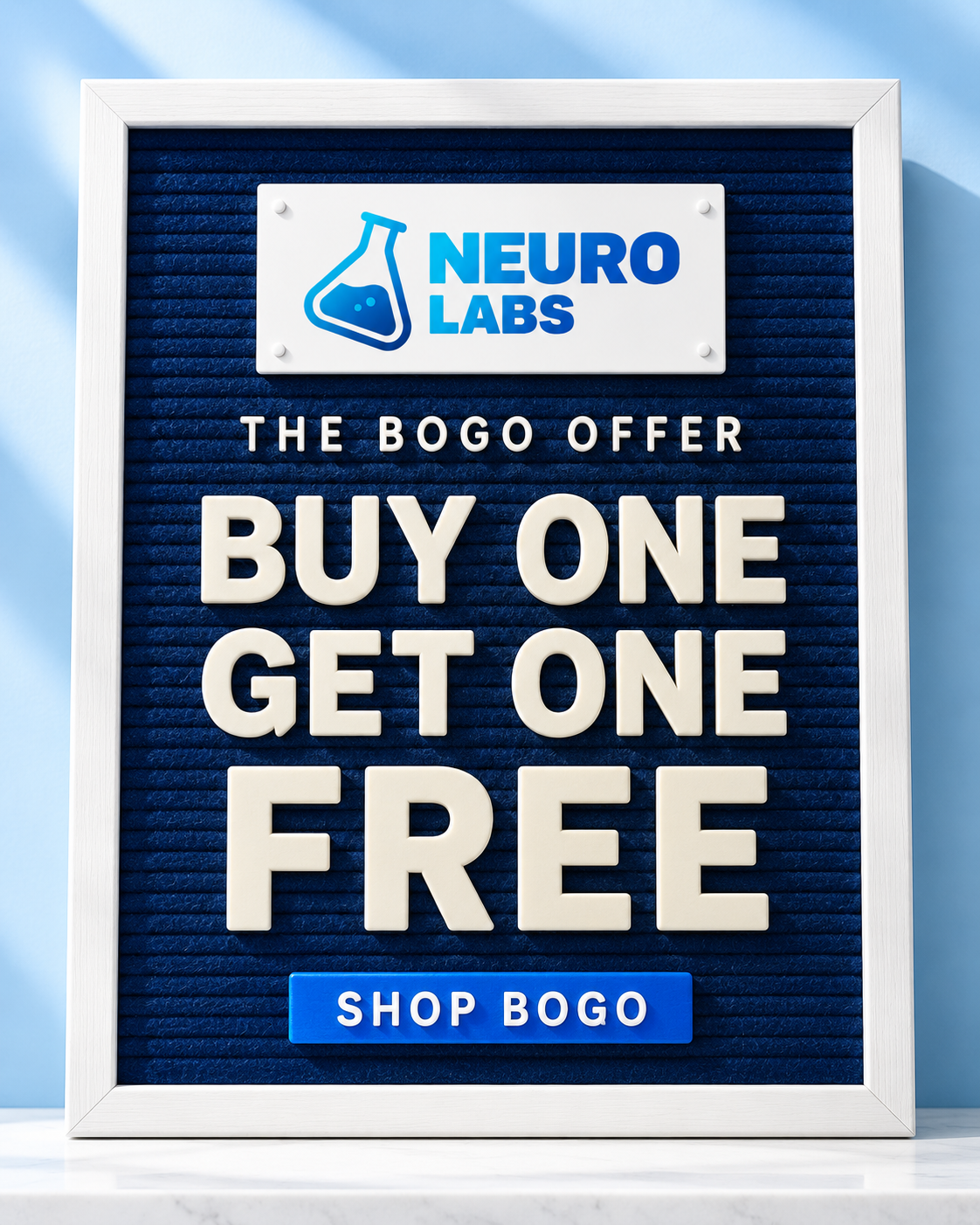 NL Facebook ad: NeuroLabs, Premium Research Peptides | ≥99% COA-Tested USA