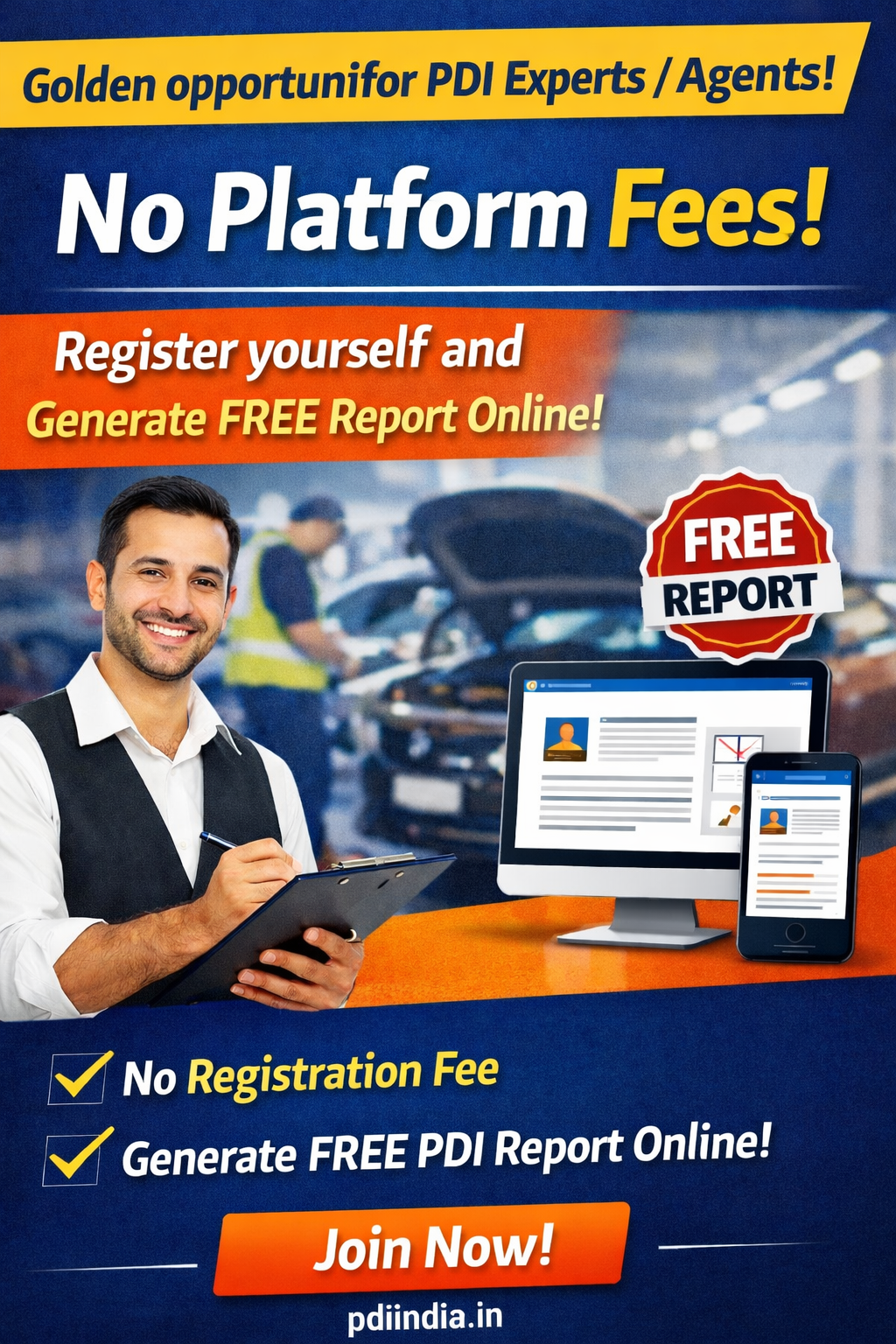 Pdi India Facebook ad: PDI India - Professional Pre-Delivery Car Inspection…