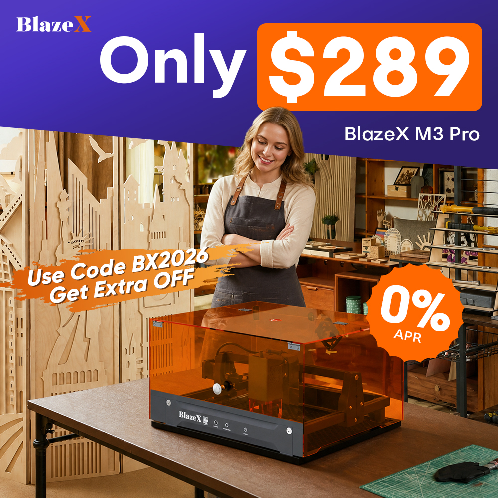 BlazeX Laser Facebook ad