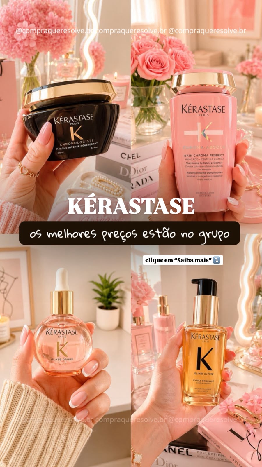 Compra que Resolve - Garimpo Facebook ad: Kérastase, Wella, L'Oréal Professionnel e muito mais com…