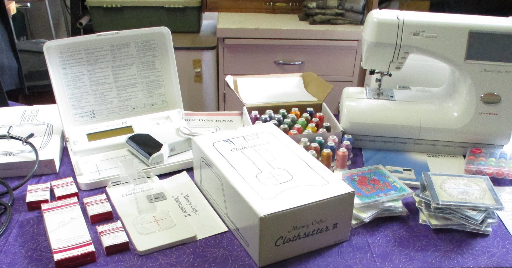 Bill Porteous Facebook ad: JANOME MC9000 EMBROIDERY/SEWING MACHINE