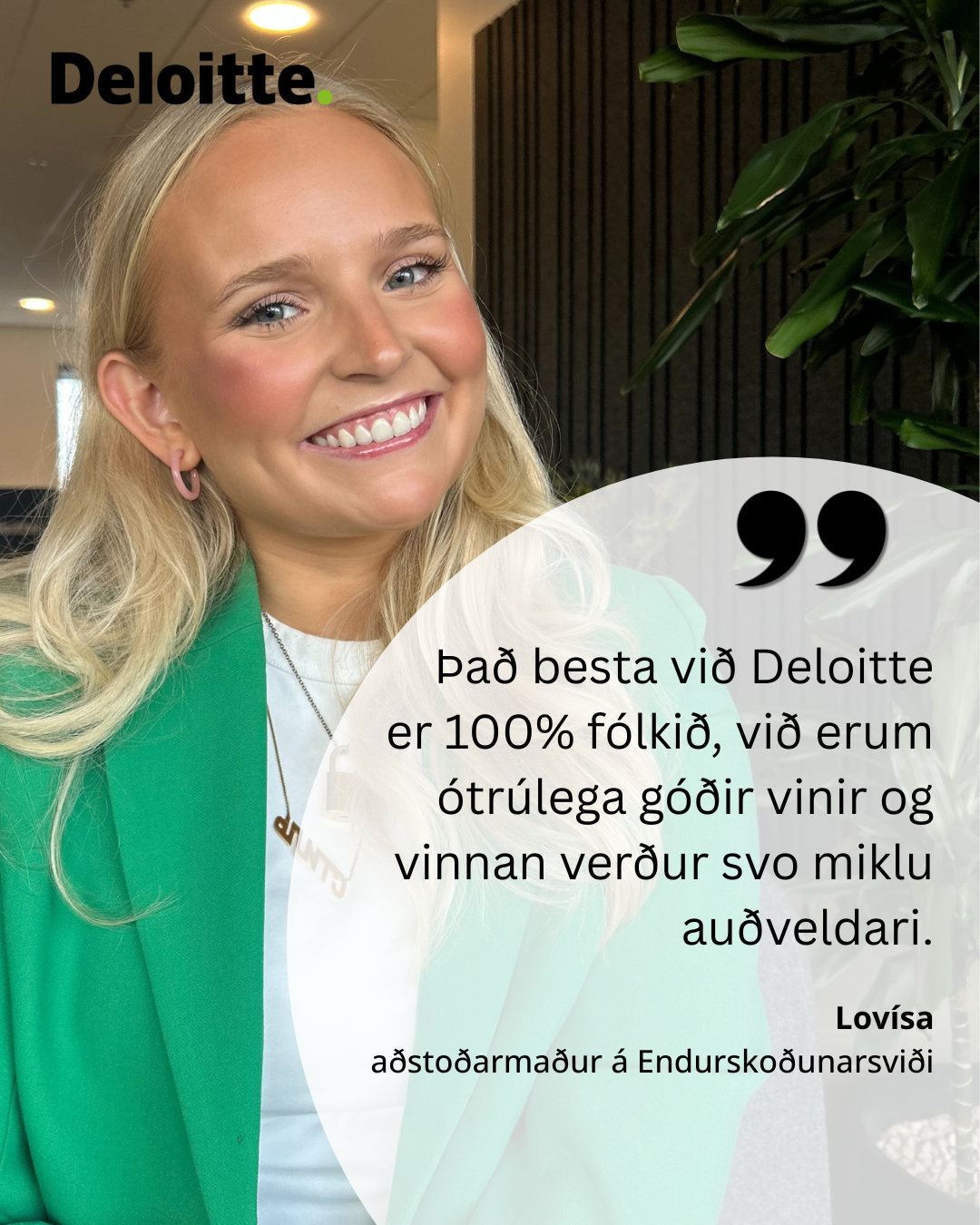 Deloitte Facebook ad