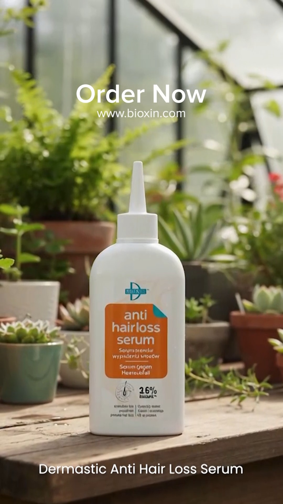 Bio-Xin Cosmeceuticals Facebook ad: চুল পড়ার কমান কার্যকরী সিরামের গুণে।