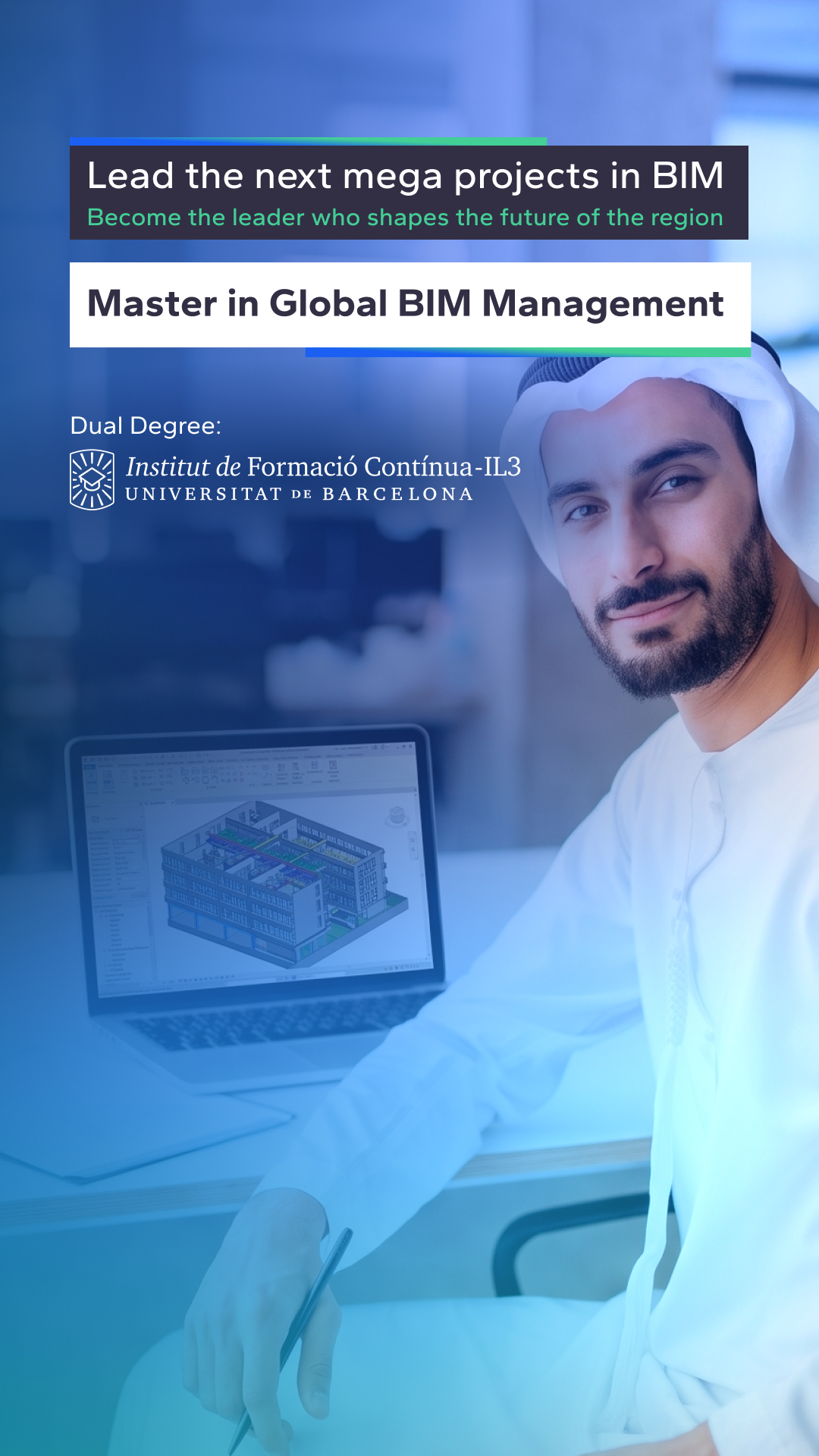 ZIGURAT Institute of Technology Facebook ad: Become a BIM Manager