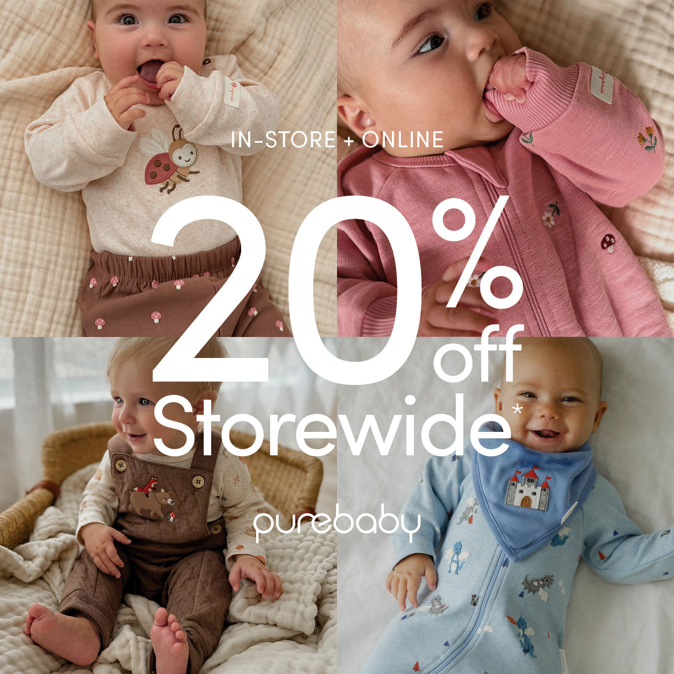 Purebaby Facebook ad