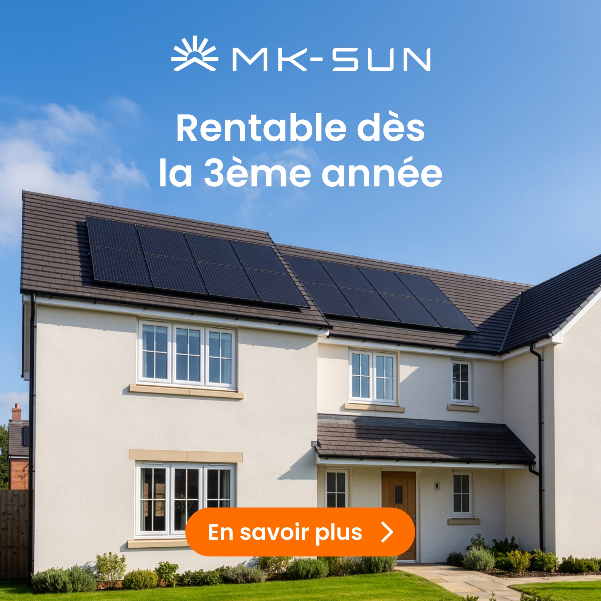 Mon Kit Solaire Facebook ad: Panneau garanti 40 ans
