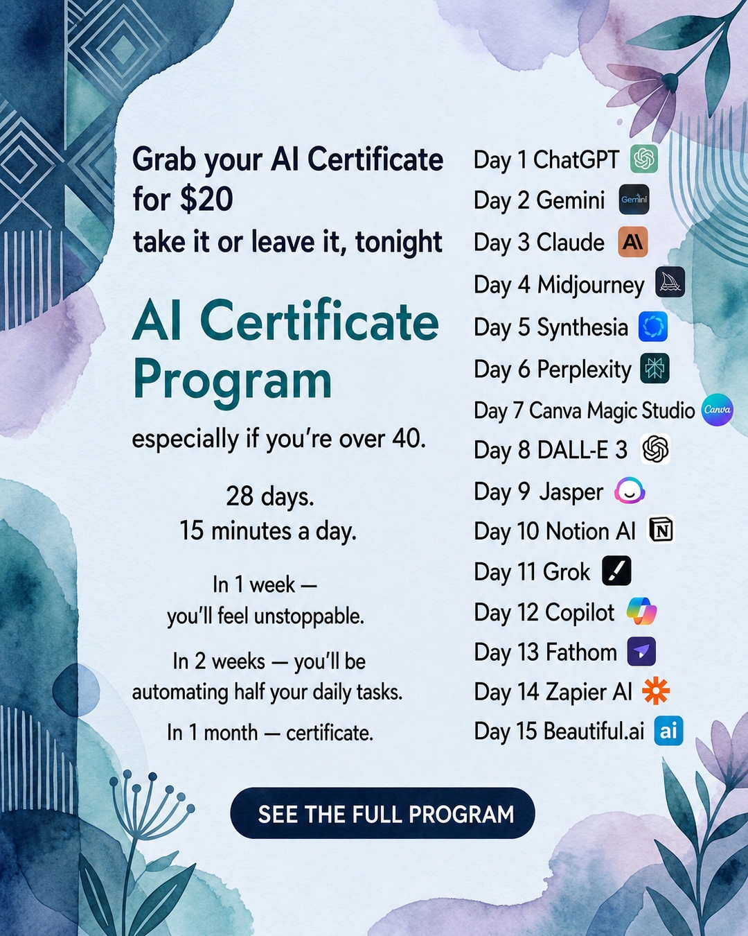 AI Made Simple Facebook ad