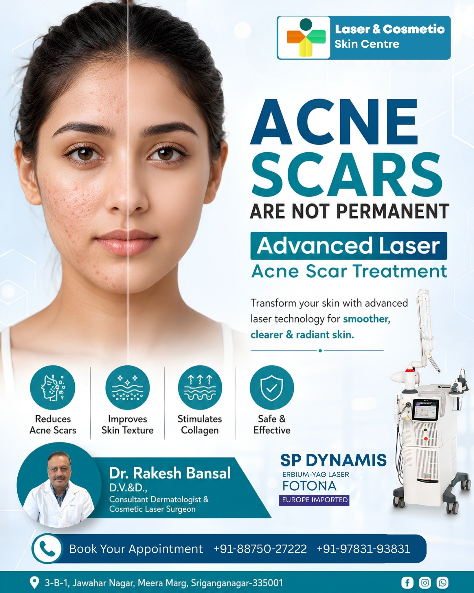 Laser & Cosmetic Skin Centre Facebook ad