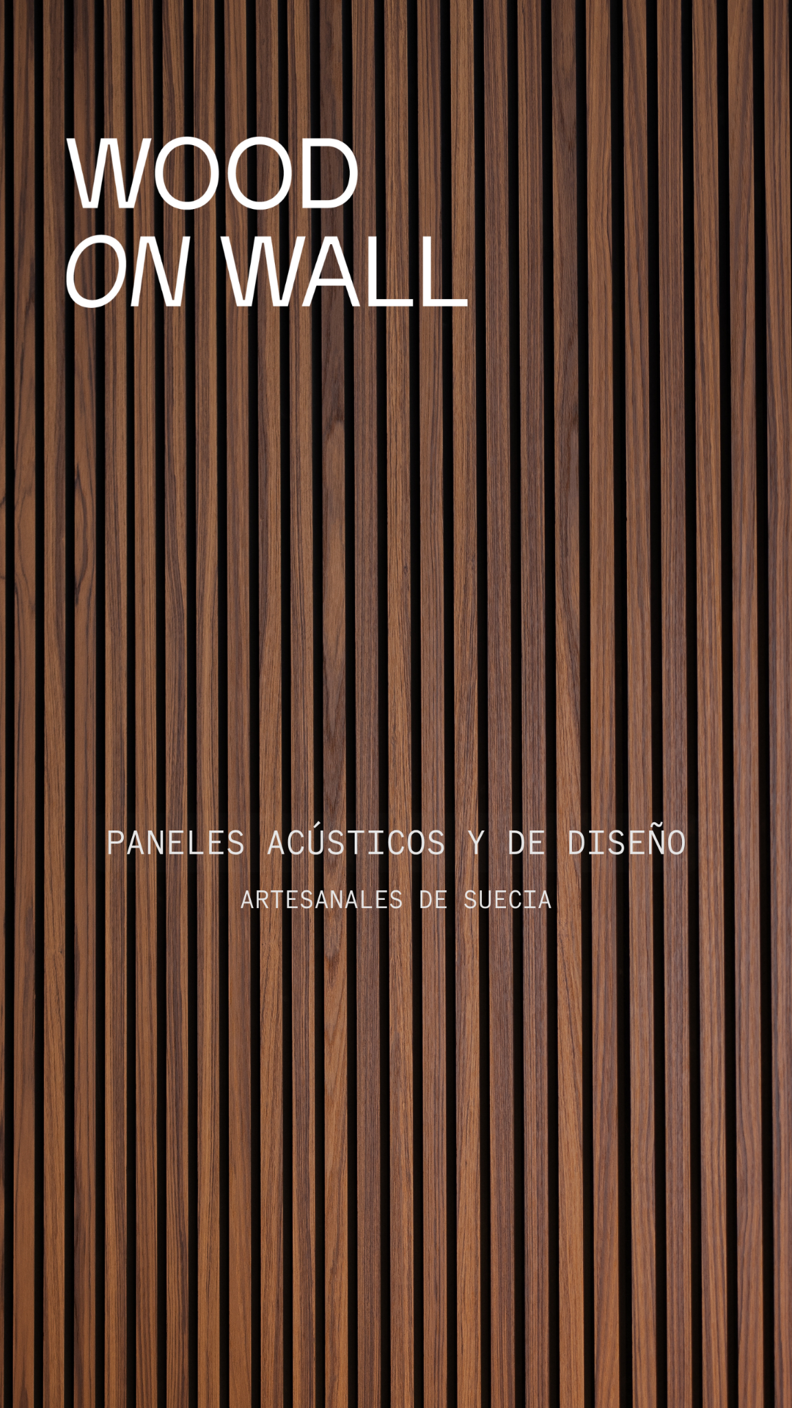 Wood on Wall España Facebook ad