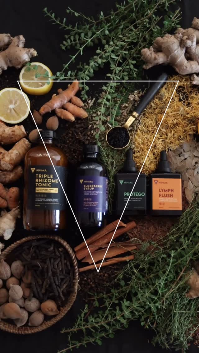 NINMA Wildcrafted Apothecary Facebook ad: Feeling run-down? When flu season strikes, let nature…