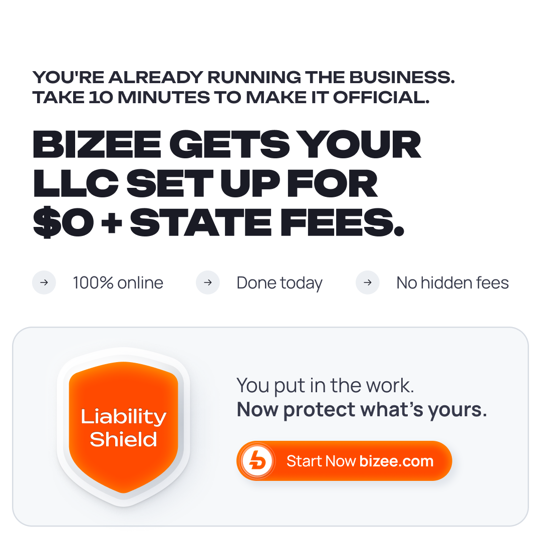 Bizee Facebook ad