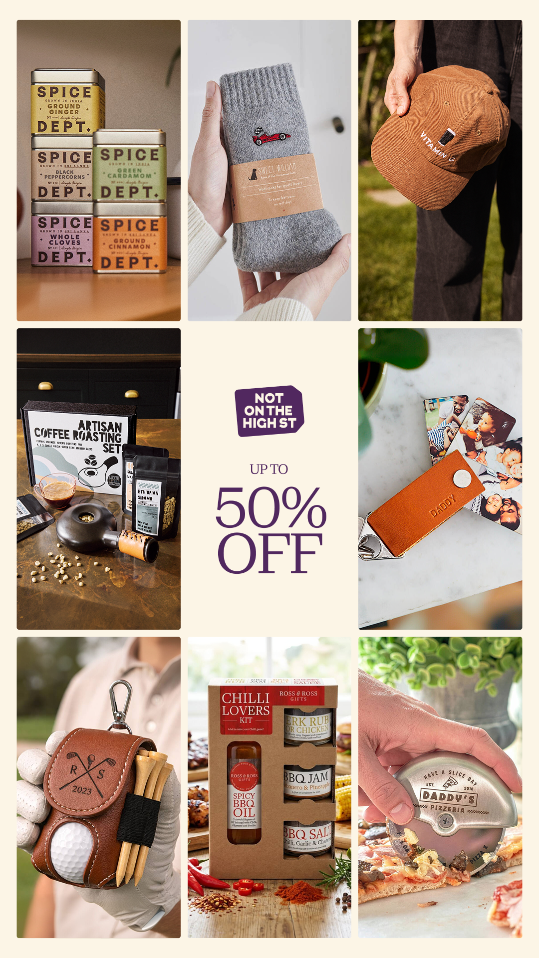 notonthehighstreet Facebook ad