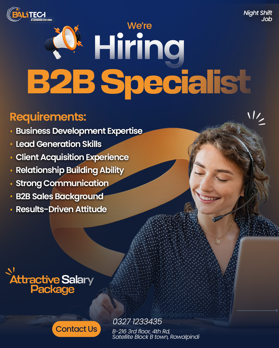 Bali Tech Commercial Facebook ad: We're Hiring, B2B Specialist!