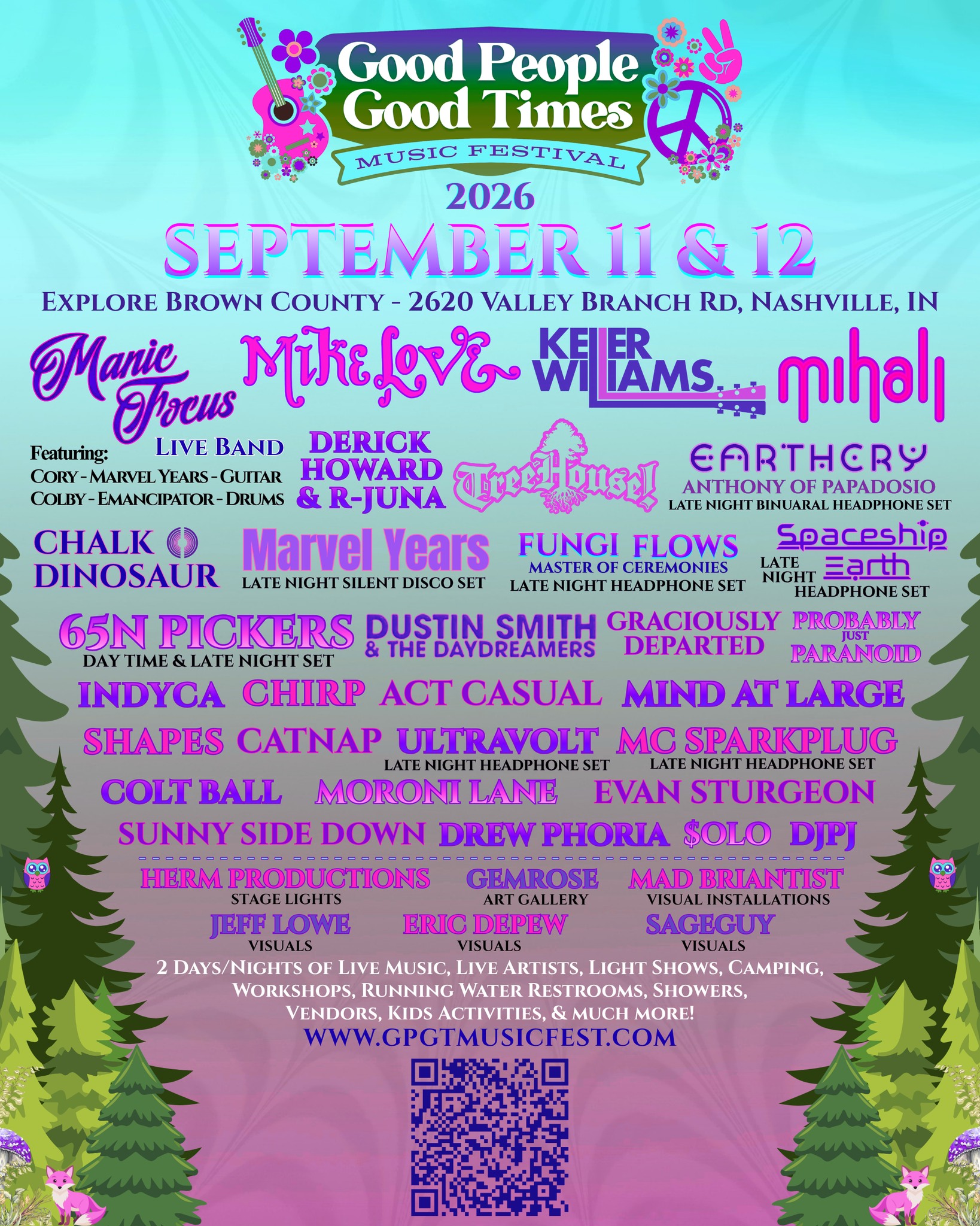 Good People Good Times Music Festival Facebook ad