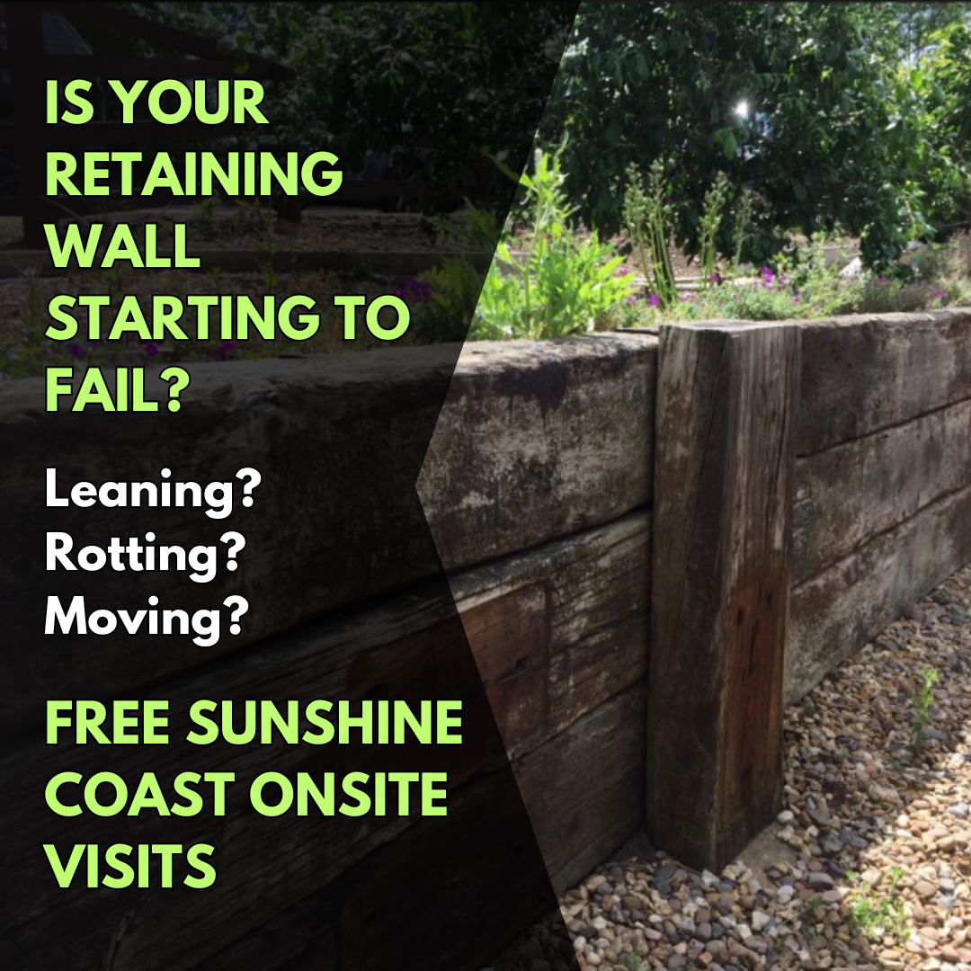 Tuffnell Contracting Excavation & Earthworks Facebook ad: Is Your Retaining Wall Starting To Fail?
