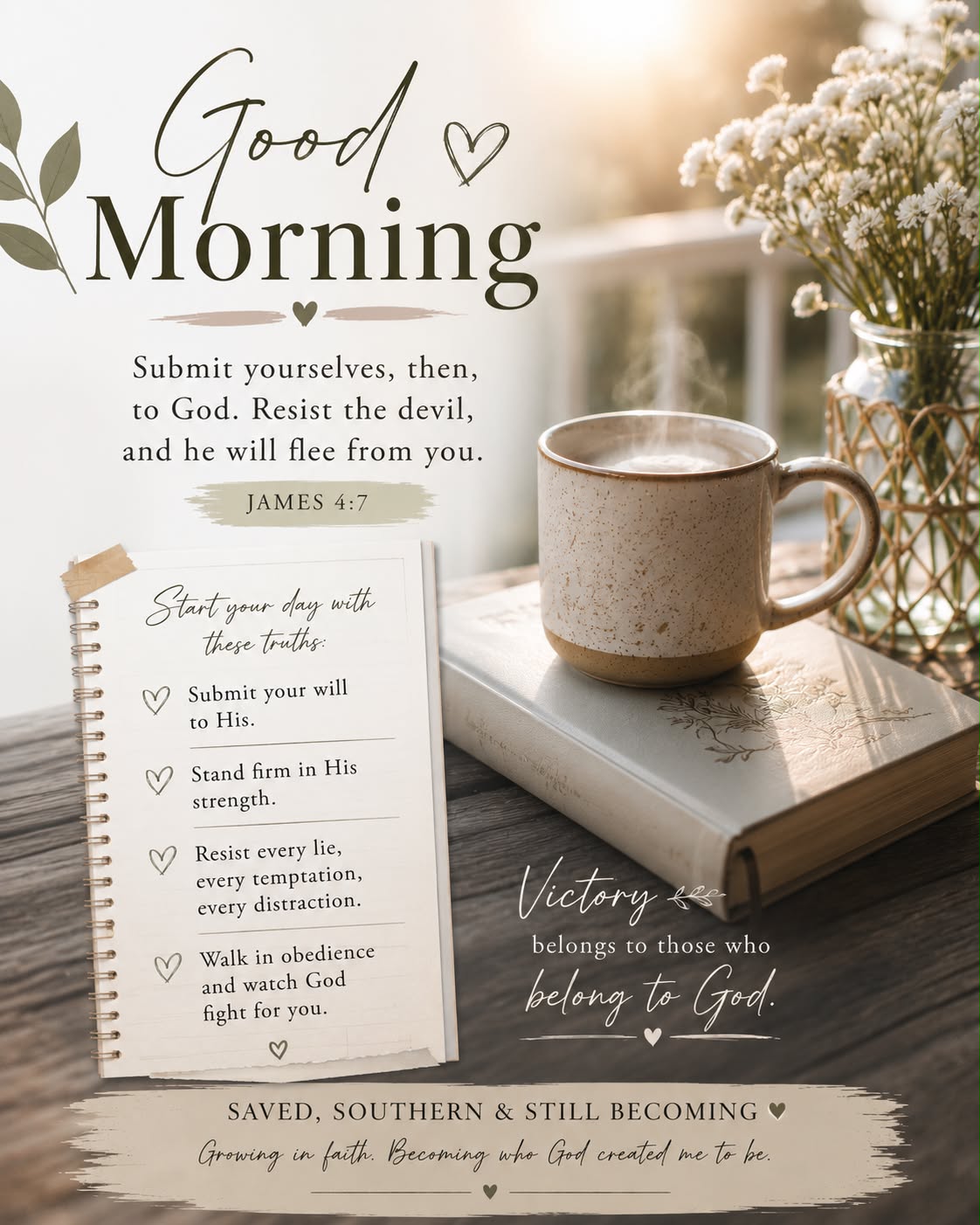 Saved, Southern & Still Becoming Facebook ad: Morning Truth
