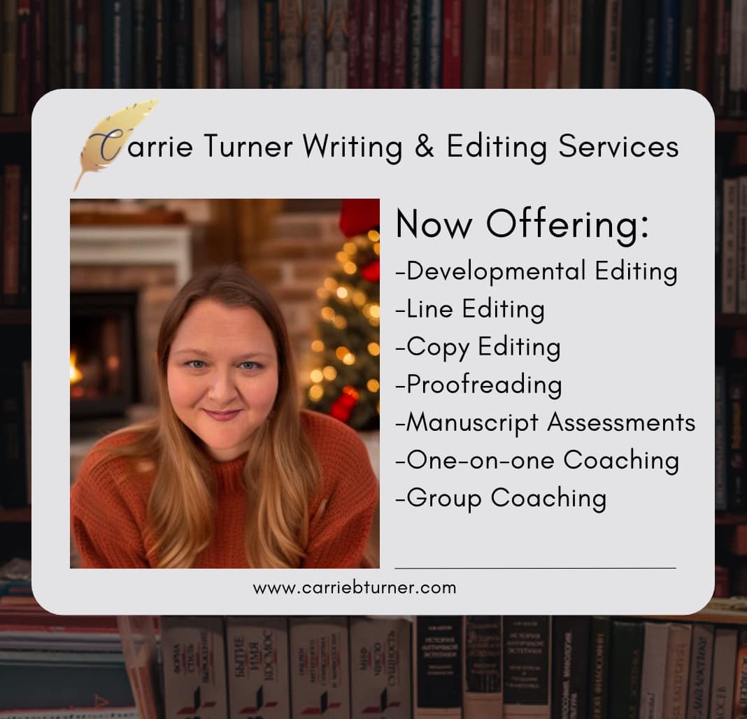 Carrie Turner Writing & Editing Services Facebook ad