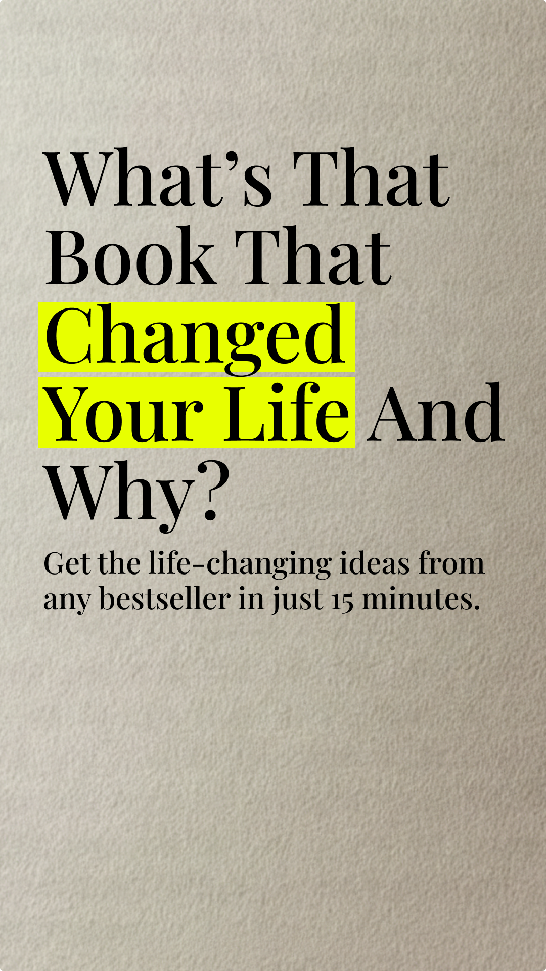 Blinkist Facebook ad