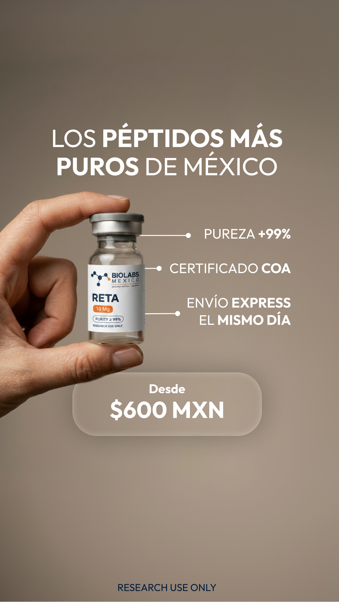 Biolabs México Facebook ad