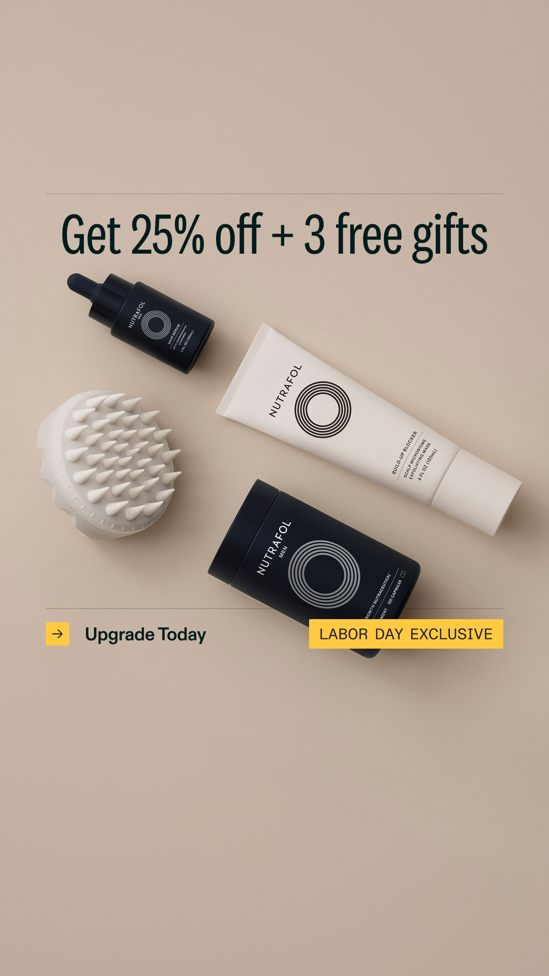 Nutrafol Men Facebook ad