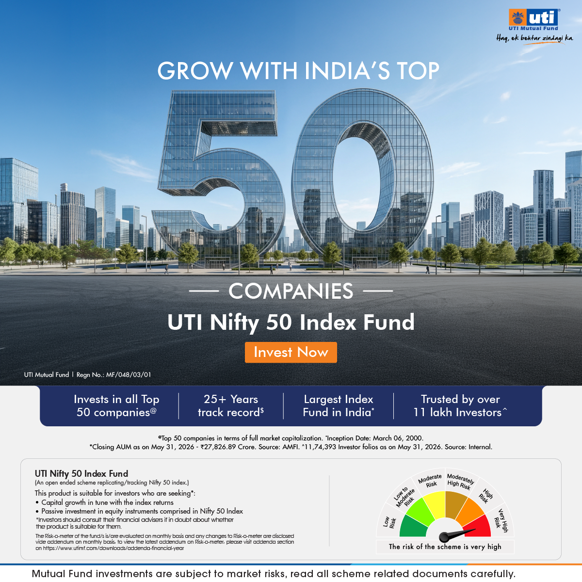 UTI Mutual Fund Facebook ad