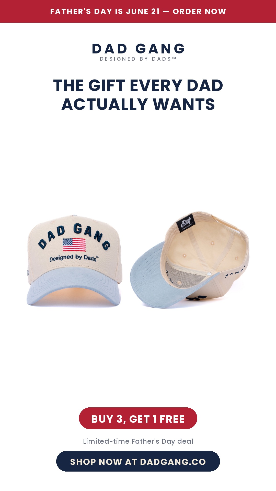 Dad Gang Co. Facebook ad