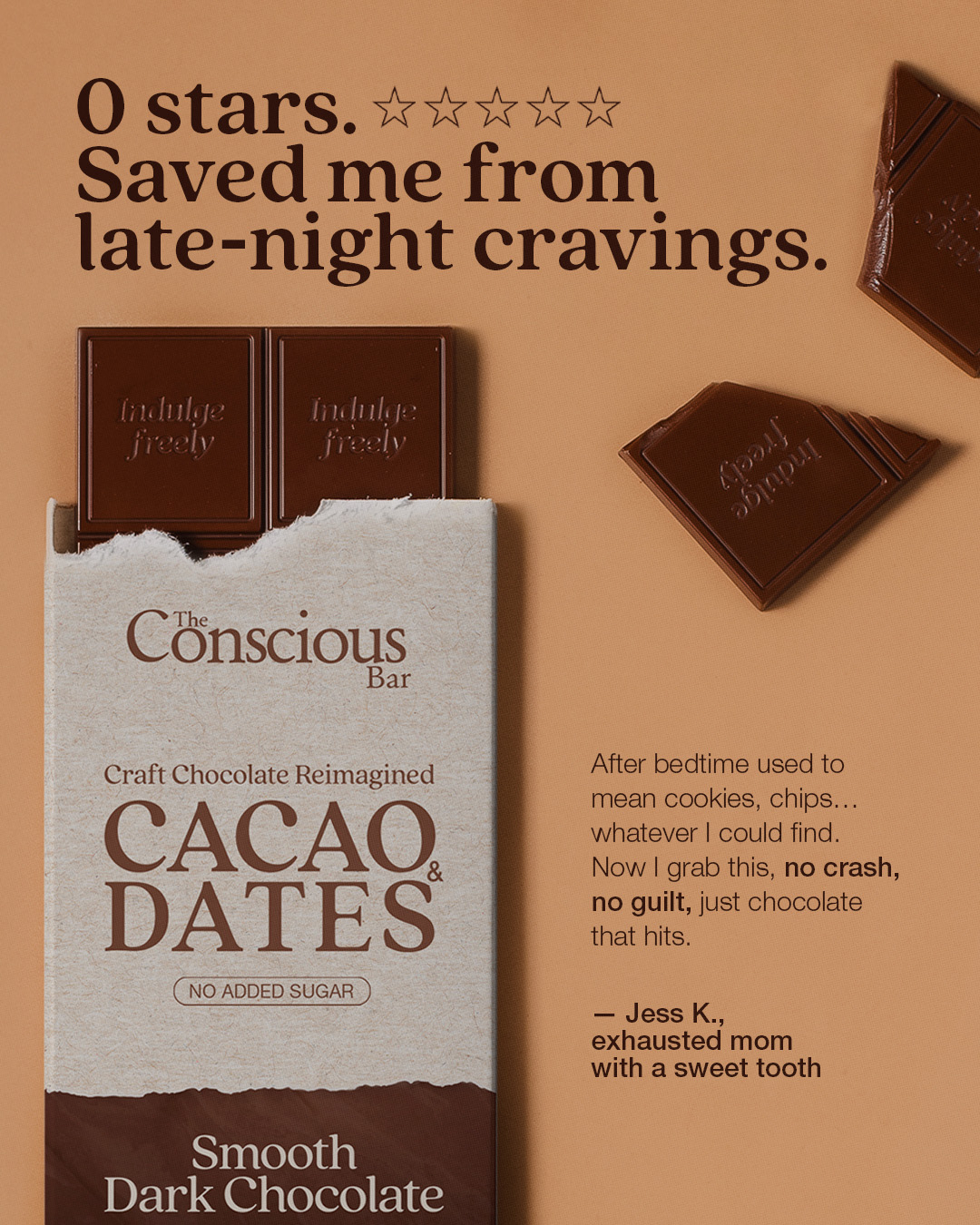 The Conscious Bar Facebook ad