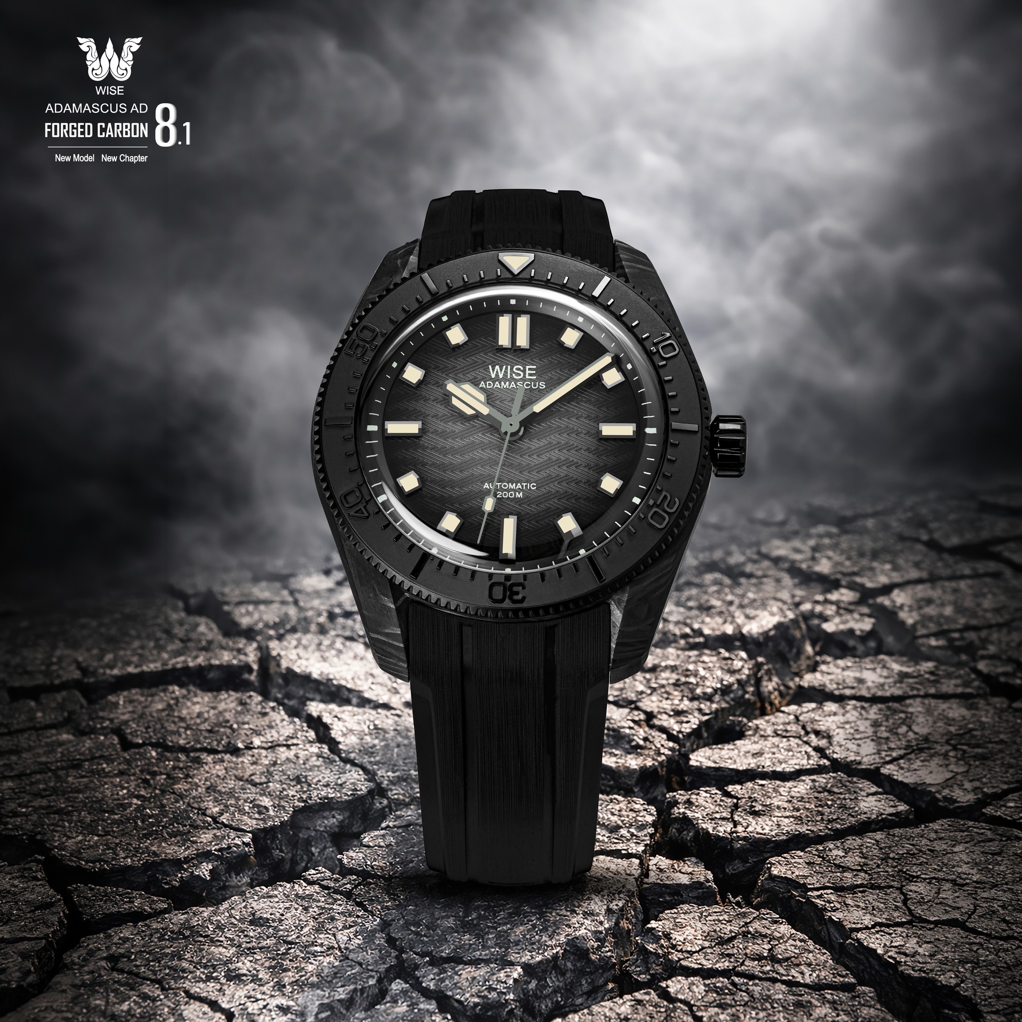 WISE Thailandwatch Facebook ad: WISE Adamascus AD8.1 เปิดบทใหม่ด้วยตัวเรือน Forged Carbon…