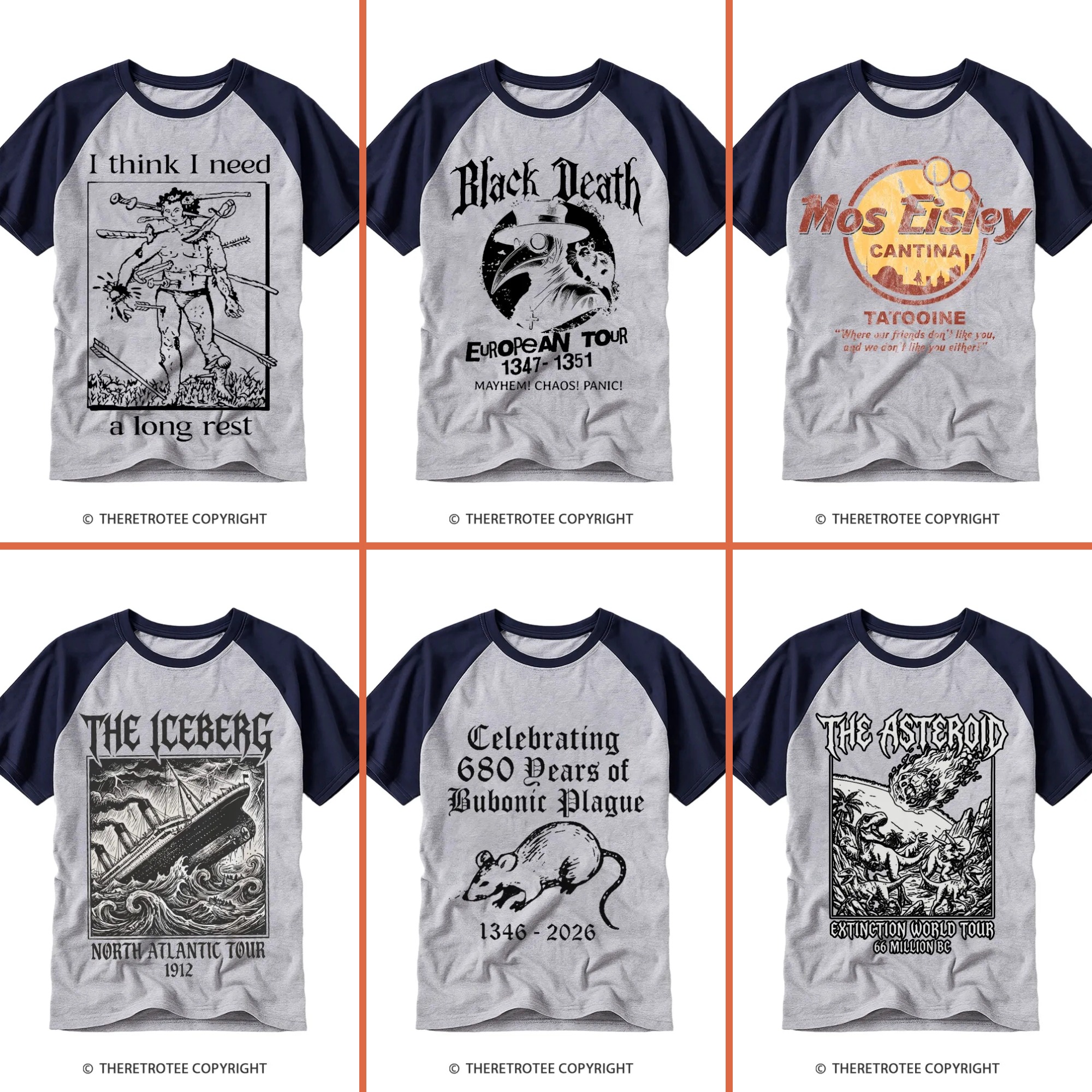 The RetroTee Facebook ad: Vintage Tees for the Curious