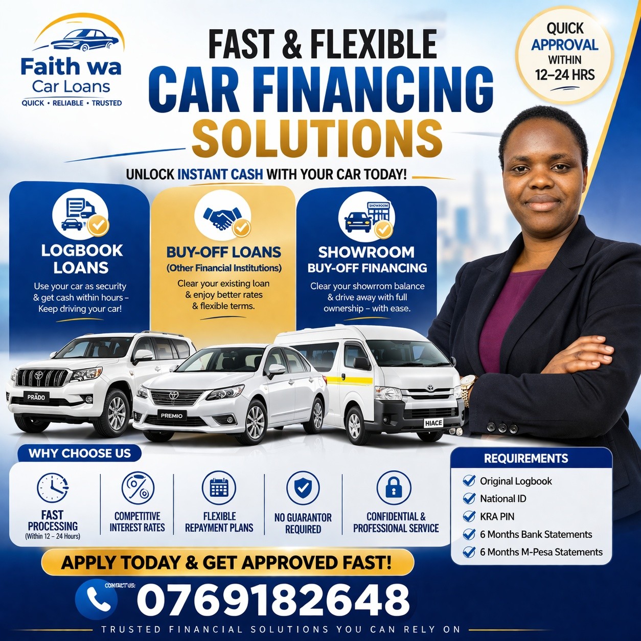 Faith Wa CarLoans  Facebook ad